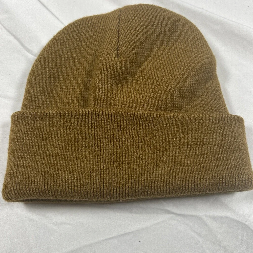 Carhartt Youth Brown Classic Knit Beanie could fit most women skate hat